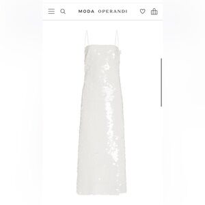 The New Arrivals Ilkyaz Ozel Phoenix Sequined Midi Dress size 36- fits like zero